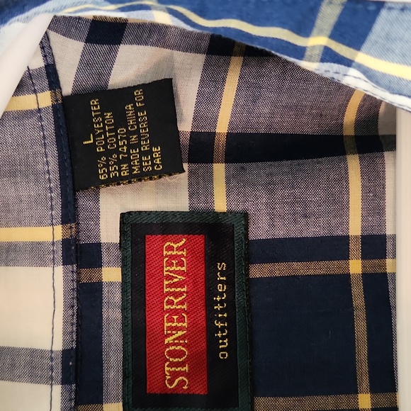 Stoneriver Outfitters Size Large Men's short-sleeved sportshirt - Picture 3 of 4